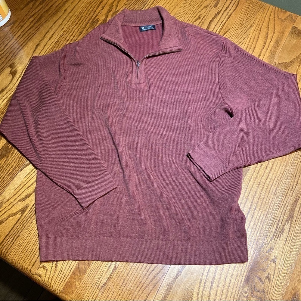 St. Croix Quarter Zip Size XL Made in USA